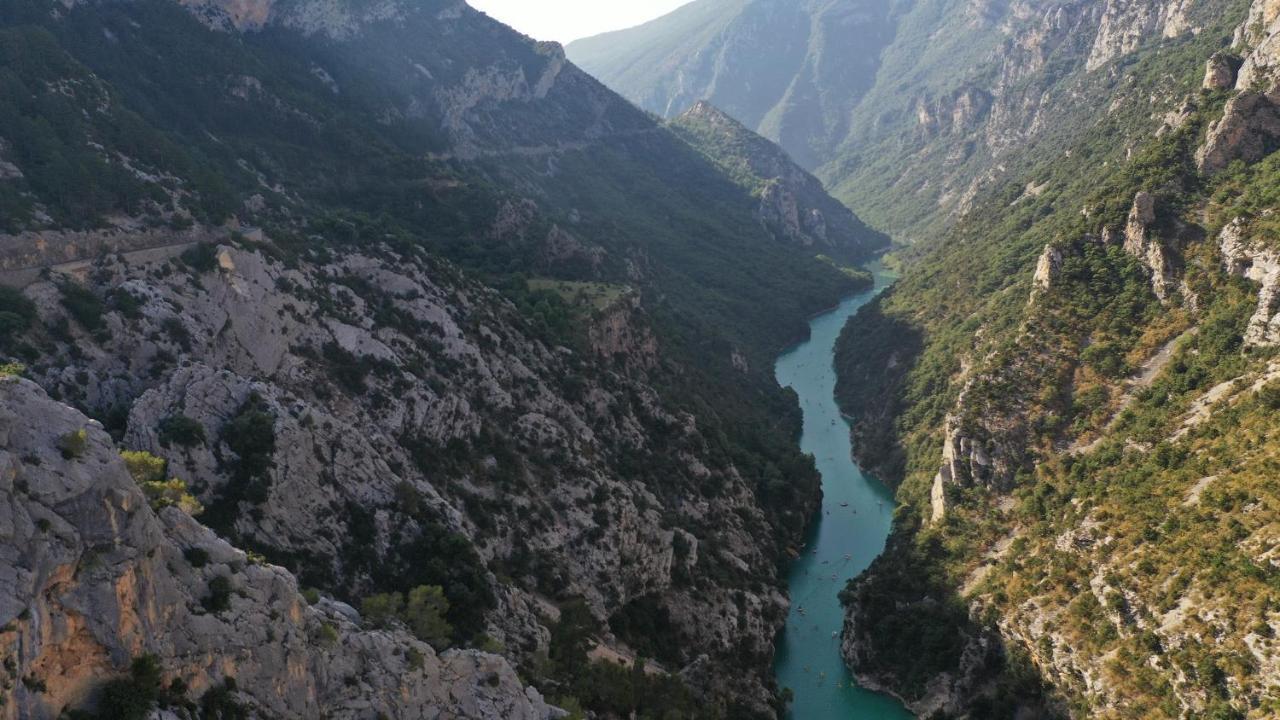 Camping Panoramique Du Verdon Castellane Exterior foto