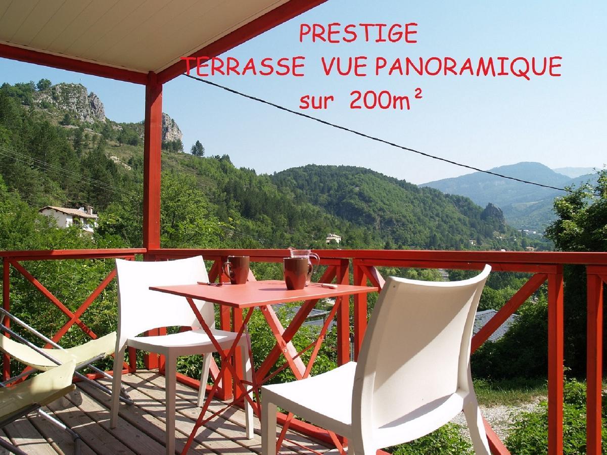 Camping Panoramique Du Verdon Castellane Exterior foto