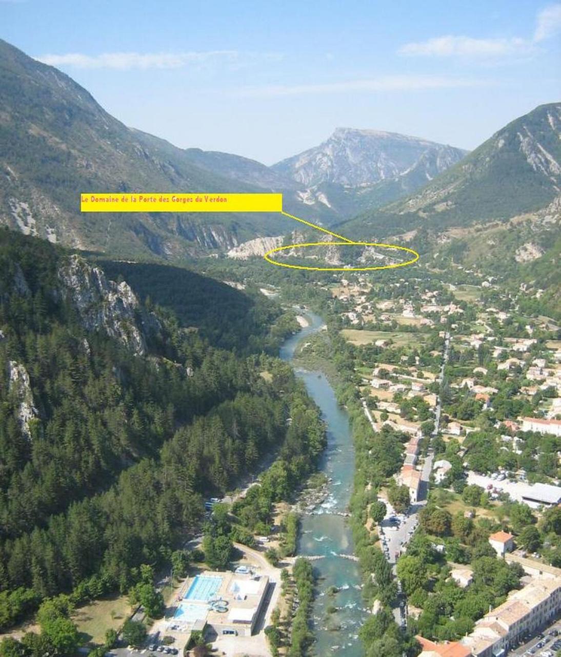 Camping Panoramique Du Verdon Castellane Exterior foto